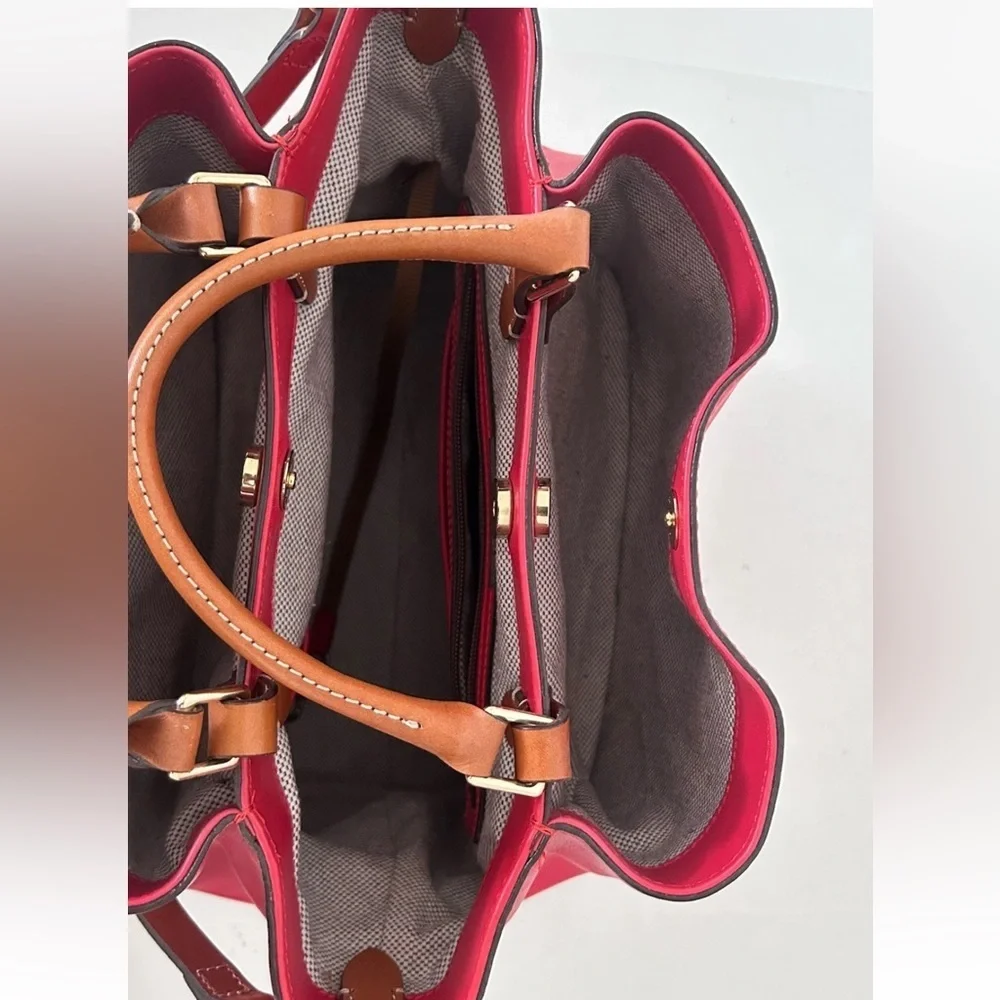 Dooney and Bourke | City Large Dawson LJ050 GE Red Leather Tote Bag